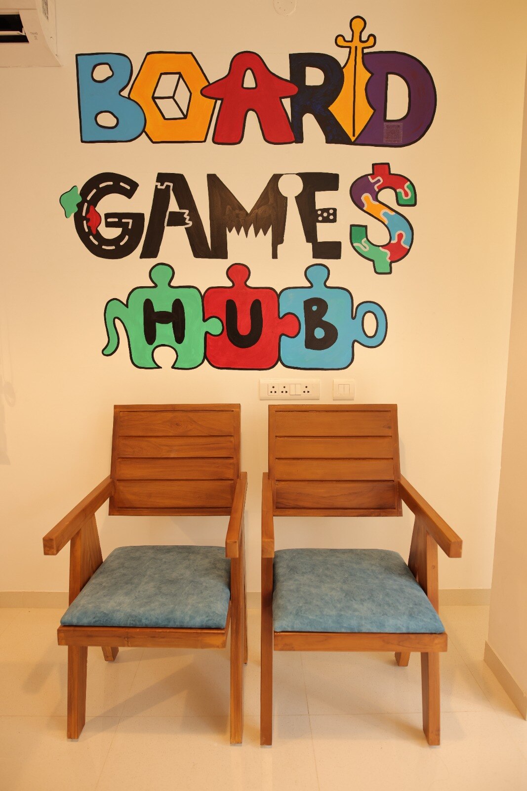 Board Games Hub cafe interior