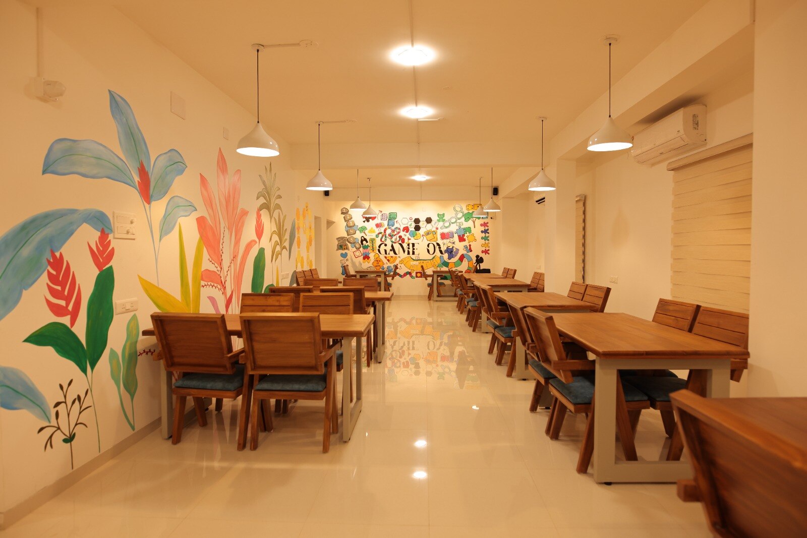 Gaming tables at Board Games Hub